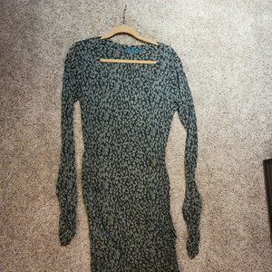 VELVET Brand Bodycon Leopard Print dress